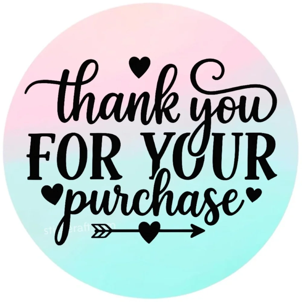 Thank You for Your Purchase Stickers – 2